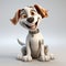 Authentic Rendered Cartoon Dog Characters With Youthful Protagonists