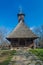 Authentic Romanian village wooden church built with natural bio materials and ancient techniques