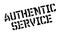 Authentic Service rubber stamp