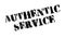 Authentic Service rubber stamp