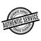 Authentic Service rubber stamp