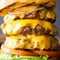 Authentic top quality American triple cheese Burger