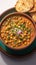 Authenticity of Punjabi Chana Masala curry.