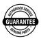 Authorised service, genuine parts guarantee vector icon