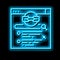 authoritative link neon glow icon illustration