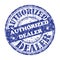 Authorized dealer rubber stamp