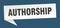 authorship banner. authorship speech bubble.