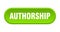 authorship button. rounded sign on white background