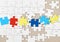 Autism concept Jigsaw puzzle background texture