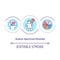 Autism spectrum disorder concept icon