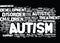 Autism Is There A Cure In Sight Word Cloud Concept