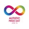 Autistic Pride Day vector