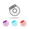 Auto brake disc icon. Elements of car repair multi colored icons. Premium quality graphic design icon. Simple icon for websites, w