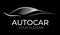 Auto car dealer logo design with concept sports vehicle