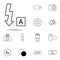 auto flash icon. photography icons universal set for web and mobile