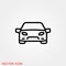 Auto icon. Car icon Vector Illustration, automobile, motor vehicle