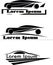 Auto images for icons, logos and trademarks, vector, illustration