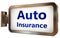 Auto Insurance on billboard background