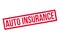 Auto Insurance rubber stamp