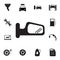 Auto mirror icon. Set of car repair icons. Signs, outline eco collection, simple icons for websites, web design, mobile app, info