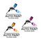 auto paint logo template