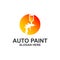 auto paint logo template