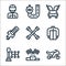 auto racing line icons. linear set. quality vector line set such as motorbike, podium, gear shift, jacket, cross wrench,