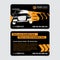 Auto repair business card template. Create your own business cards.