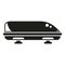 Auto roof box icon simple vector. Car travel