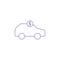 Auto sale car dealer icon vector