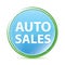 Auto Sales natural aqua cyan blue round button