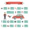 Auto Service Infographics