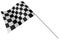 Auto sport checkered racing flag