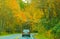 Auto tour of fall foliage