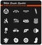 Auto tuning icon set