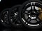 auto wheels on a dark background with chrome rims close-up
