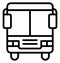 Autobus, bus Isolated Vector Icon that can be easily modified or edited