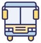 Autobus, bus Isolated Vector Icon that can be easily modified or edited