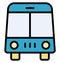 Autobus Vector icon which can be easily modified or edit in any color