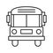 Autobus Vector icon which can easily modify or edit