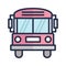 Autobus Vector icon which can easily modify or edit