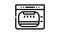 autoclave laboratory electronic equipment line icon animation