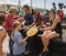 Autograph Session after Women`s Logrolling Competition at 2019 Florida State Fair