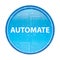 Automate floral blue round button