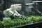 Automated greenhouse wields robot arm to nurture crops in futuristic smart farm