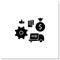 Automatic accounts payable glyph icon