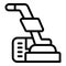 Automatic floor cleaner icon outline vector. Sanitation home device