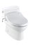 Automatic function toilet bowl isolated