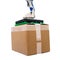 Automatic hand hold robot manipulator with cardboard box