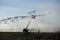 Automatic irrigation sprinklers, extensive agriculture